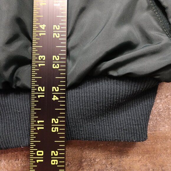 Vintage Patagonia Fleece-Lined Bomber Jacket – Size M Green– Made in USA - Picture 5 of 14